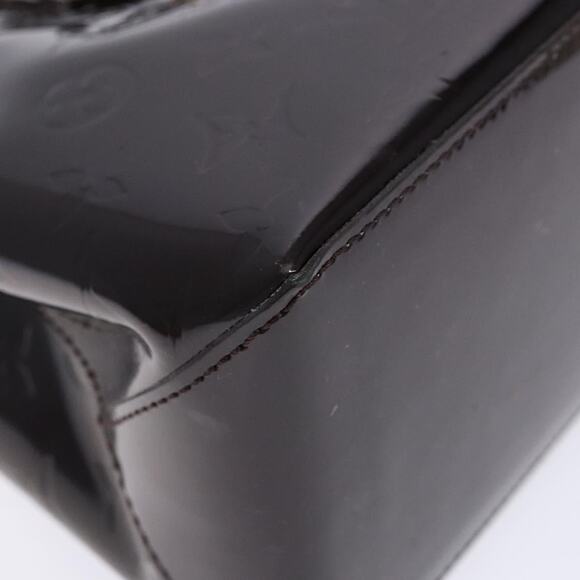 LOUIS VUITTON Monogram Vernis Wilshire PM Hand Bag Amarante M93641 - Picture 14 of 16